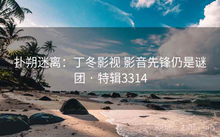 扑朔迷离：丁冬影视 影音先锋仍是谜团 · 特辑3314